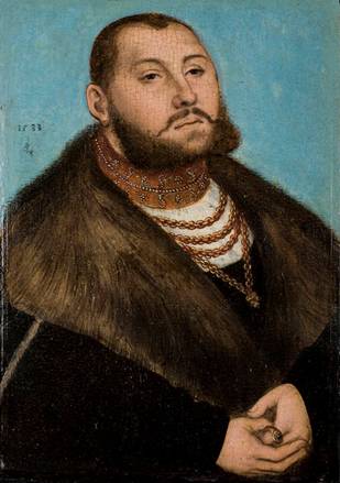 John Frederick I of Saxony, 1533 (Lucas Cranach the Elder)   (1472-1553)   Museo del Prado, Madrid P007798  
