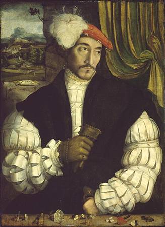 A Man, 1533   (Jorg Breu the Elder) (1475-1537)   The Courtald Gallery, London  