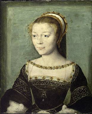 Anne de Pisseleu,  ca. 1533  (attributed to Corneille de Lyon) (fl.1533-1575)   The Metropolitan Museum of Art, New York, NY     29.100.197  