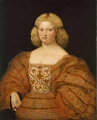 A Venetian Lady, ca. 1530-1535 (attributed to Cariani) (1485-1548)    GG_355     