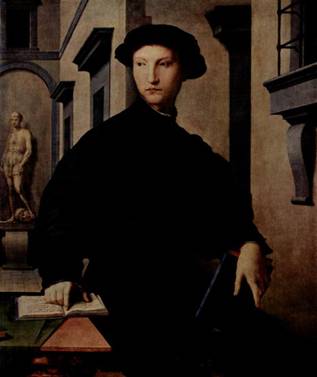 Ugolino Martelli, ca. 1536   (Bronzino) (1503-1572) Staatliche Museen zu Berlin,  Gemaldegalerie