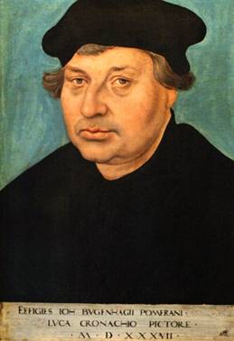  John Bugenhagen, ca. 1537   (Lucas Cranach the Elder) (1472-1553) Location TBD  