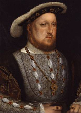 Henry VIII (ver  2), ca. 1537   (Hans Holbein the Younger)  (1497-1543) Location TBD