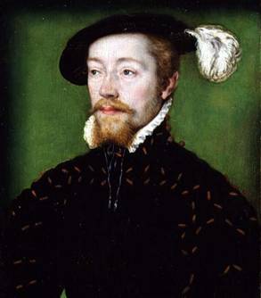 James V of Scotland, ca. 1536-1537  (Corneille Lyon)  (1500-1575) Private Collection    Weiss Gallery, London  