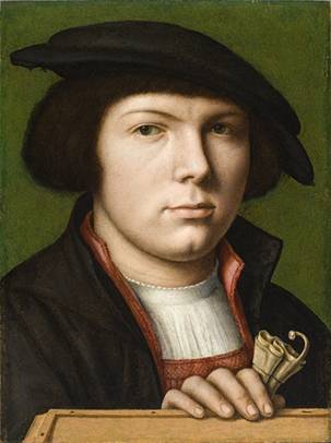 A Young Man, ca. 1538   (Joos van Cleve) (1485-1540) Los Angeles County Museum of Art, CA  AC1993.132.1