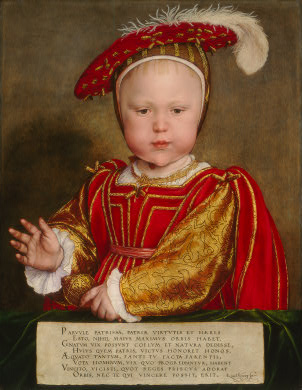 Edward VI of England, ca. 1538   (Hans Holbein the Younger) (1497-1543)     National Gallery of Art, Washington D.C.    1937.1.64 