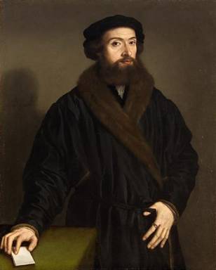 A Man at 35 years old,  1538  (Unknown Artist, Lombard/Brescia)  Museo Thyssen-Bornemisza, Madrid    GG_1552 