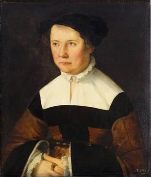 A Woman, ca. 1539   (Christoph Amberger) (1505-1562)     Kunsthistorisches Museum, Wien    GG_1000 