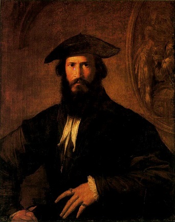 A Man, possibly a self-portrait, ca. 1530 (Parmigianino)  1503-1540) Galleria degli Uffizi, Firenze 