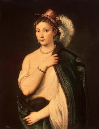 A Young Woman, 1536  (Titian) (1488-1576) Location TBD