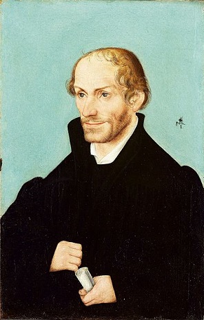 Philip Melanchthon, 1540-1560  (Lucas Cranach the Elder)    (1472-1553)  Rijksmuseum, Amsterdam SK-A-2561 