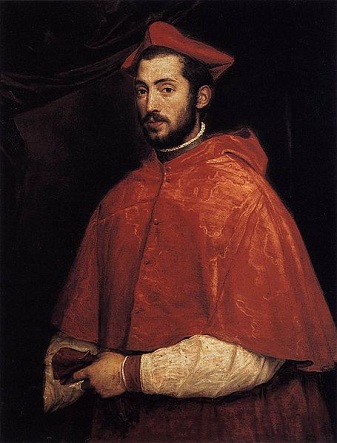 Alessandro Farnese, ca. 1546 (Titian) (1488-1576)   Museo e Galleria Nazionale di Capodimonte, Napoli   