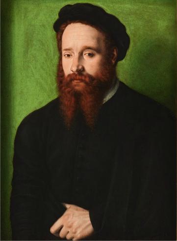 A Man,  ca. 1530-1540 (Corneille de Lyon) (1500-1575)   Weiss Gallery, London