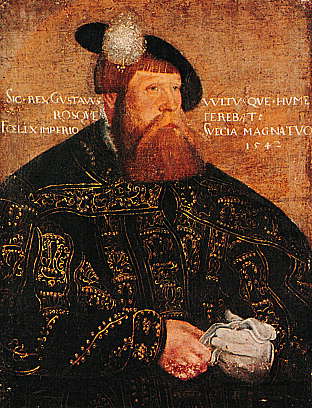 Gustav Vasa, 1542  (Jakob Bincks)  (1490-1569) Museum Gustavianum, Uppsala, Sweden  