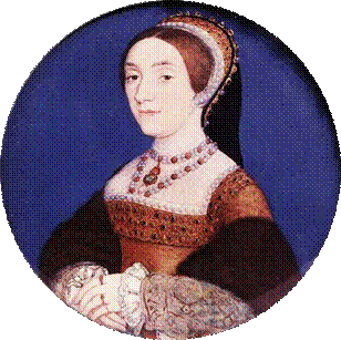 Catherine Howard, ca. 1541 (Hans Holbein the Younger) (1497-1543)       Royal Collection, Windsor  UK           