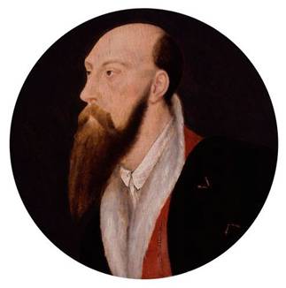 Sir Thomas Wyatt, ca. 1540  (after Hans Holbein the Younger (1497-1543) National Portrait Gallery, London 2809 