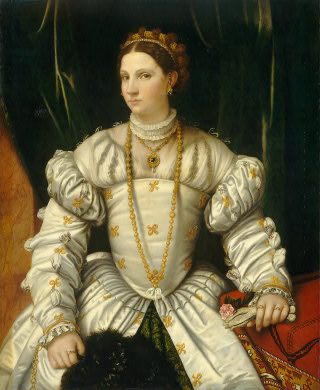 A Lady, ca. 1540 (Moretto da Brescia) (1498-1554) National Gallery of Art, Washington D.C.   1939.1.230 