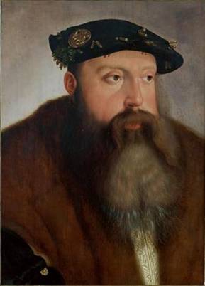 Duke Ludwig X von Bavaria at 45 years old, ca. 1540    (Christoph Amberger) (1505-1562)   Kunsthistorisches Museum, Wien  GG_6405 