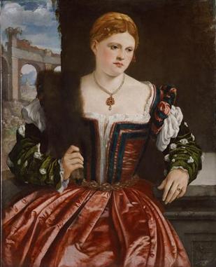 A Young Lady, ca. 1540   (Unknown Artist, Lombard/Brescia) Kunsthistorisches Museum, Wien   GG_1914         