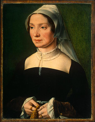 A Wife of a Member of the de Hondecoeter Family, ca. 1543   (Unknown Artist, Antwerp) National Gallery of Art, Washington D.C. 1953.3.4  