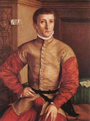 A Young Man 1544  Georg Pencz 1500-1550   Galleria degli Uffizi Firenze 