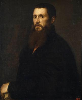 Daniele Barbaro ca. 1545  Titian 1488-1576 Museo del Prado Madrid  P00414 