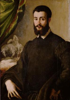 A Man of the Santa Croce Family, 1540-1550 (Francesco Salviati) (1510-1563) Kunsthistorisches Museum, Wien    GG_296 de rossi