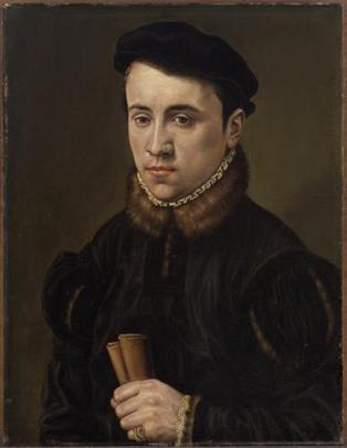 A Young Man, ca. 1540-1545 (Unknown  Dutch Master) Kunsthistorisches Museum, Wien    GG_839           