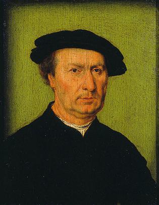 A Man, ca. 1546  (Corneille de Lyon??) (1500-1575) St. Louis Art Museum, MO    169:1925        
