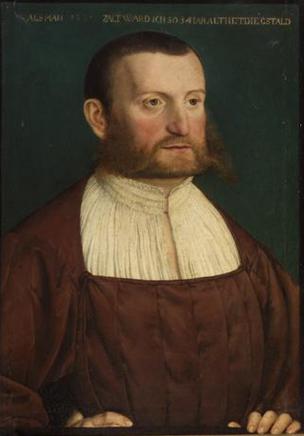 A Man at 34 years old, ca. 1546   (UA Southern Germany)Kunsthistorisches Museum, Wien    GG_5625       