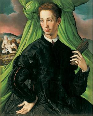 A Florentine Man, ca. 1547   (attributed to  Francesco Salviati)  (1510-1563)       St. Louis Art Museum 415:1943 