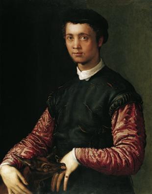 A Young Man, 1548   (Francesco Salviati) (1510-1563) Liechtenstein Museum, Wien    GE848  