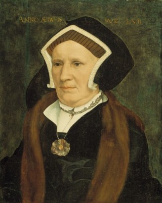 Lady Margaret Butts, ca. 1543   (Hans Holbein the Younger) (1497-1543) Isabella Stewart Gardner Museum, Boston           P21e5 