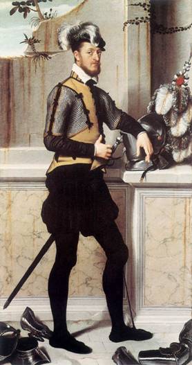 A Knight with jousting helmet, ca. 1554-1558 (Giovanni Battista Moroni) (1522-1579)   The National Gallery, London
