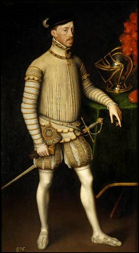 Maximilian II of Austria, 1550 (Antonis Mor) (1520-1575) Prado P02111 