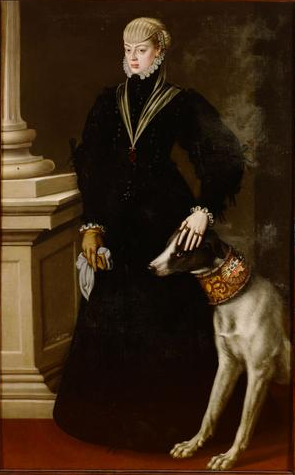 Johanna of Austria, Dona Juana, Princess of Portugal at 22 years of age, ca. 1557 (Alonso Sánchez Coello) (1531-1588) Kunsthistorisches Museum, Wien,  GG_3127  