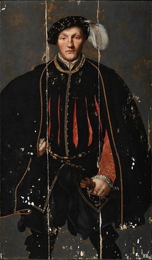 A Man, possibly William West, 1st Lord De La Warr, ca. 1550 (Unknown British School Artist) Tate Britain, London, N04252 