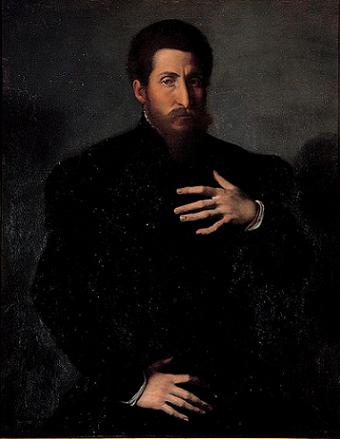 A Man, ca. 1550 (Girolamo da Carpi) (ca. 1501-1556) Musei Capitomlina, Roma,  PC 206