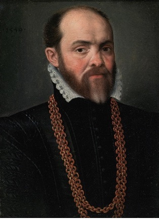 Man with Necklace, 1559  (Flemish School)  Sotheby