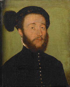 René de Puy de Fou, ca. 1550 (Corneille de Lyon) (1500-1575) Indianapolis Museum of Art   C0028 