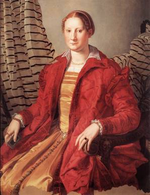 A Lady,  ca. 1550  (Agnolo Bronzino) (1503-1572)  Galleria Sabauda, Torino  