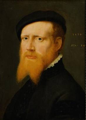 A Man at 34 years old, ca. 1550  (William Key) (1520-1568)Kunsthistorisches Museum, Wien GG_976  