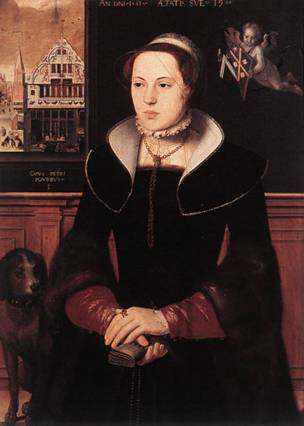 Jacquemyne Buuck at 19 years old, ca. 1551   (Pieter Pourbus)  (1523-1584) Groeningmuseum, Brugge    0000.GRO0109.I  