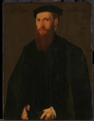 Willem van Lokhorst, ca. 1554    (copy after Jan van Scorel) (1495-1562) Rijksmuseum, Amsterdam     SK-A-1855      