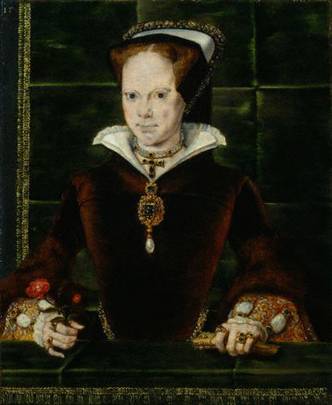 Mary I, ca. 1554   (Hans Eworth) (1520-1574)    National Portrait Gallery, London    4861    