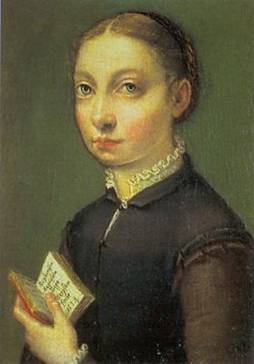 Self-Portrait, ca. 1554   (Sofonisba Anguissola) (1530-1625)     Kunsthistorisches Museum, Wien  