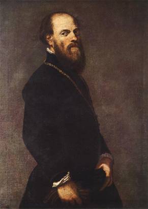 A Man with a Golden Lace, ca. 1550’s (Tintoretto)  (1518-1594)    Museo del Prado, Madrid 
