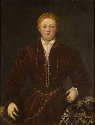 A Young Woman, ca. 1553-1555   (Tintoretto) (1518-1594)Kunsthistorisches Museum, Wien  GG_48  