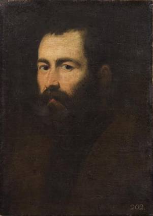 A Man,  ca. 1553-1555 (Tintoretto) (1518-1594)   Kunsthistorisches Museum, Wien  GG_340 