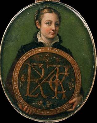  Self-Portrait,  ca. 1556    (Sofonisba Anguissola) (1530-1625) Museum of Fine Arts, Boston, MA   